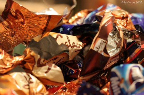 Charity donations and reuse sorting during a house clearance